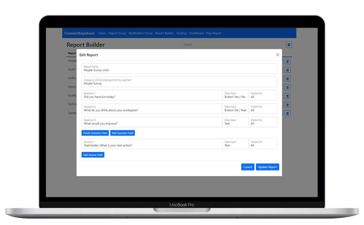 ConnectAnywhere Dashboard